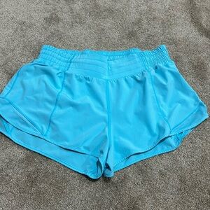 Lululemon hotty hot shorts, hardly been worn, super cute,, price is negotiable